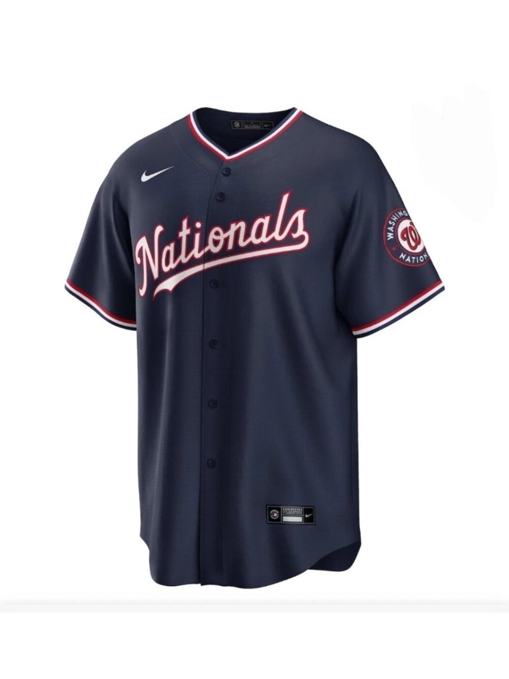 Nike MLB Washington Nationals Baseball Jersey Blue Size Medium NWT